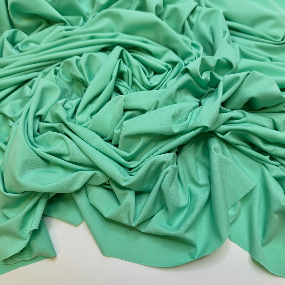 Dance Circle - Polyester Blend Knit - Light Green - 2.15M Bundle - True Deadstock fabric Fabric by private - Sustainable Textile | FABCYCLE