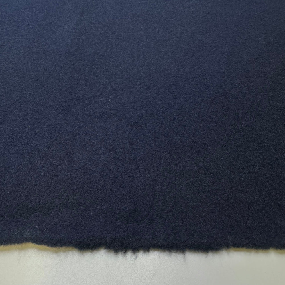 Dance The Night Away - Jersey Fleece Cotton Blend Knit - Navy - 1.75M Bundle - True Deadstock fabric Fabric by private - Sustainable Textile | FABCYCLE