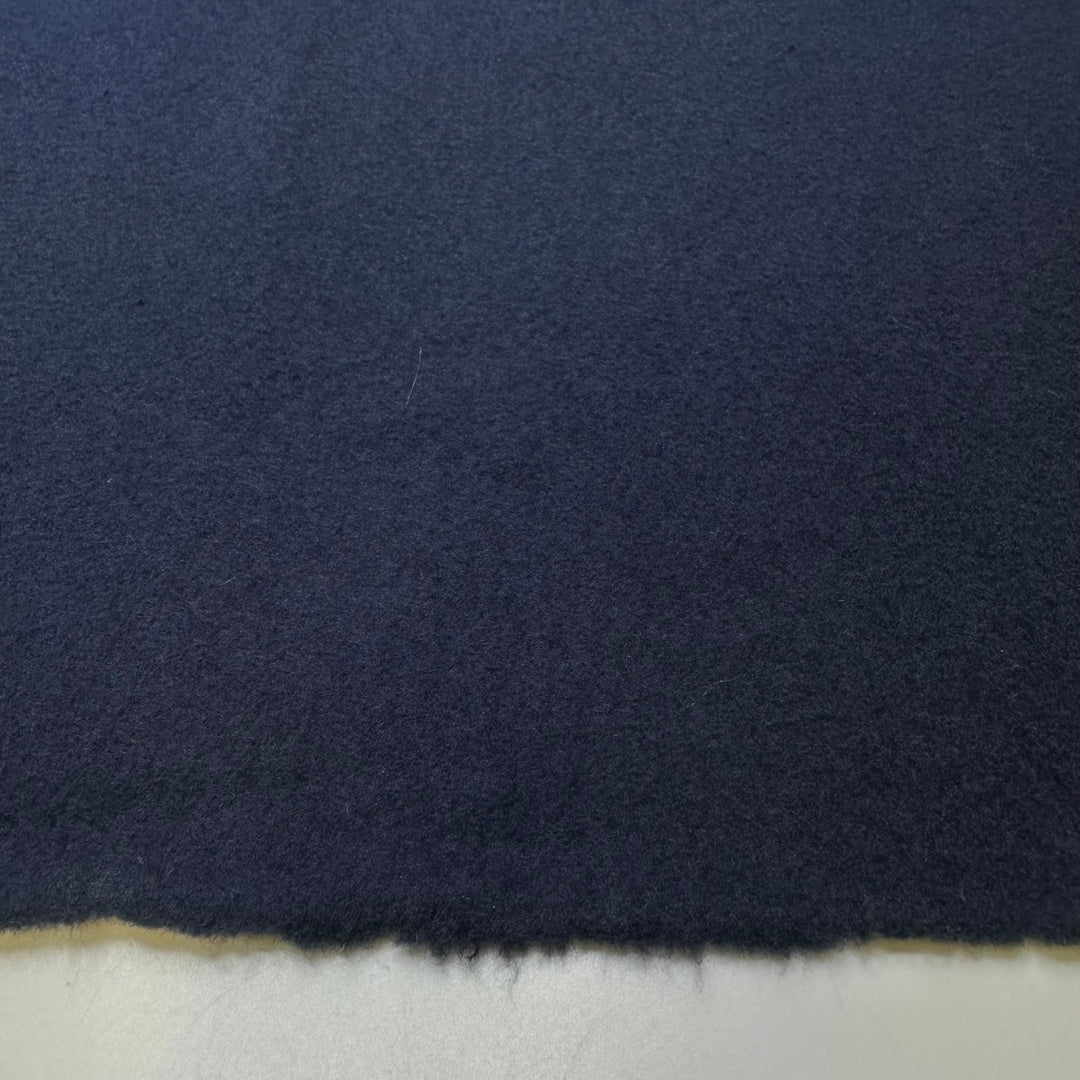 Dance The Night Away - Jersey Fleece Cotton Blend Knit - Navy - 1.75M Bundle - True Deadstock fabric Fabric by private - Sustainable Textile | FABCYCLE