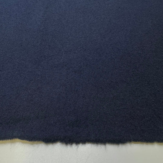 Dance The Night Away - Jersey Fleece Cotton Blend Knit - Navy - 1.75M Bundle - True Deadstock fabric Fabric by private - Sustainable Textile | FABCYCLE