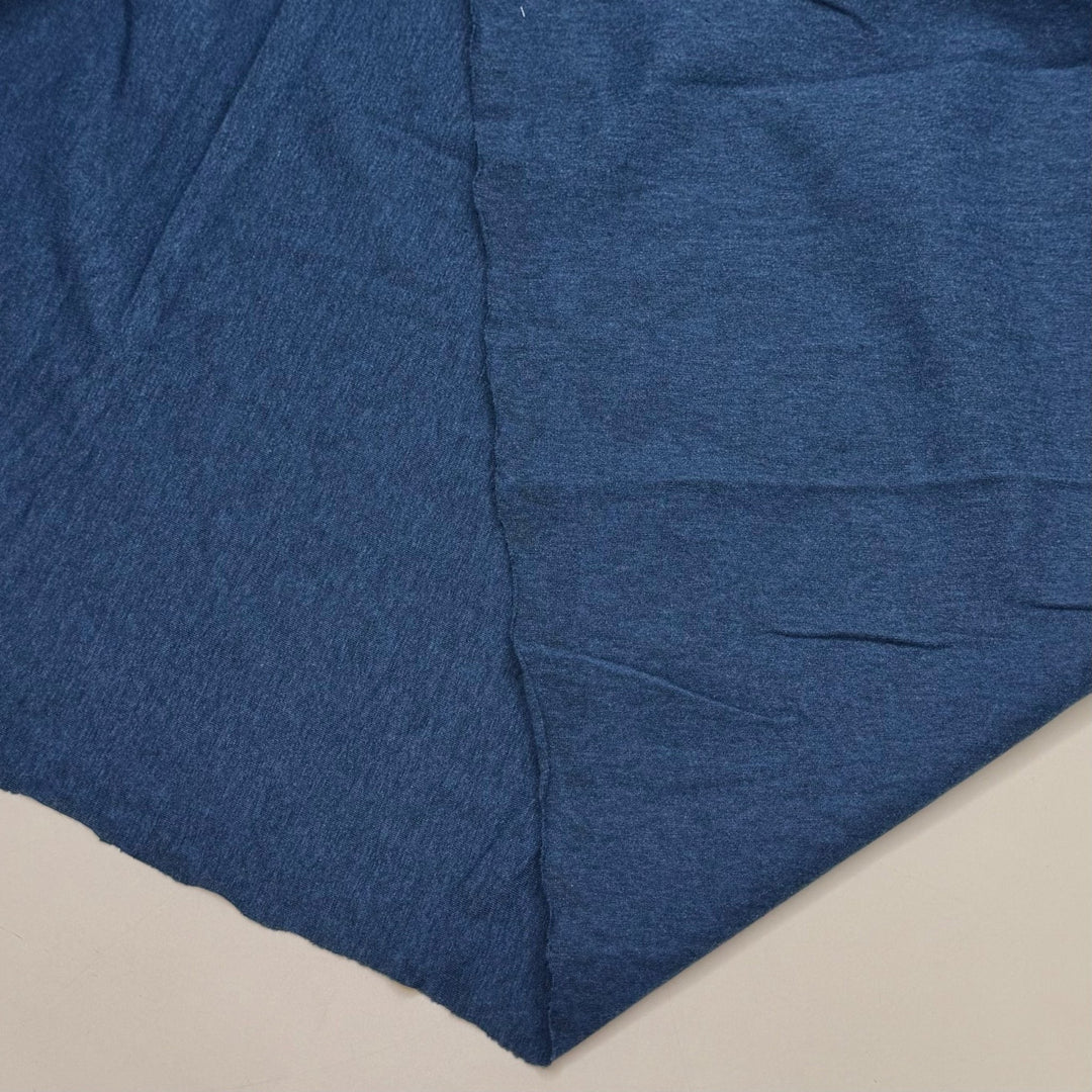 Dancing Down The River - Rib Knit Rayon Blend Knit - Dark Blue - 2.5M Bundle - True Deadstock fabric Fabric by private - Sustainable Textile | FABCYCLE