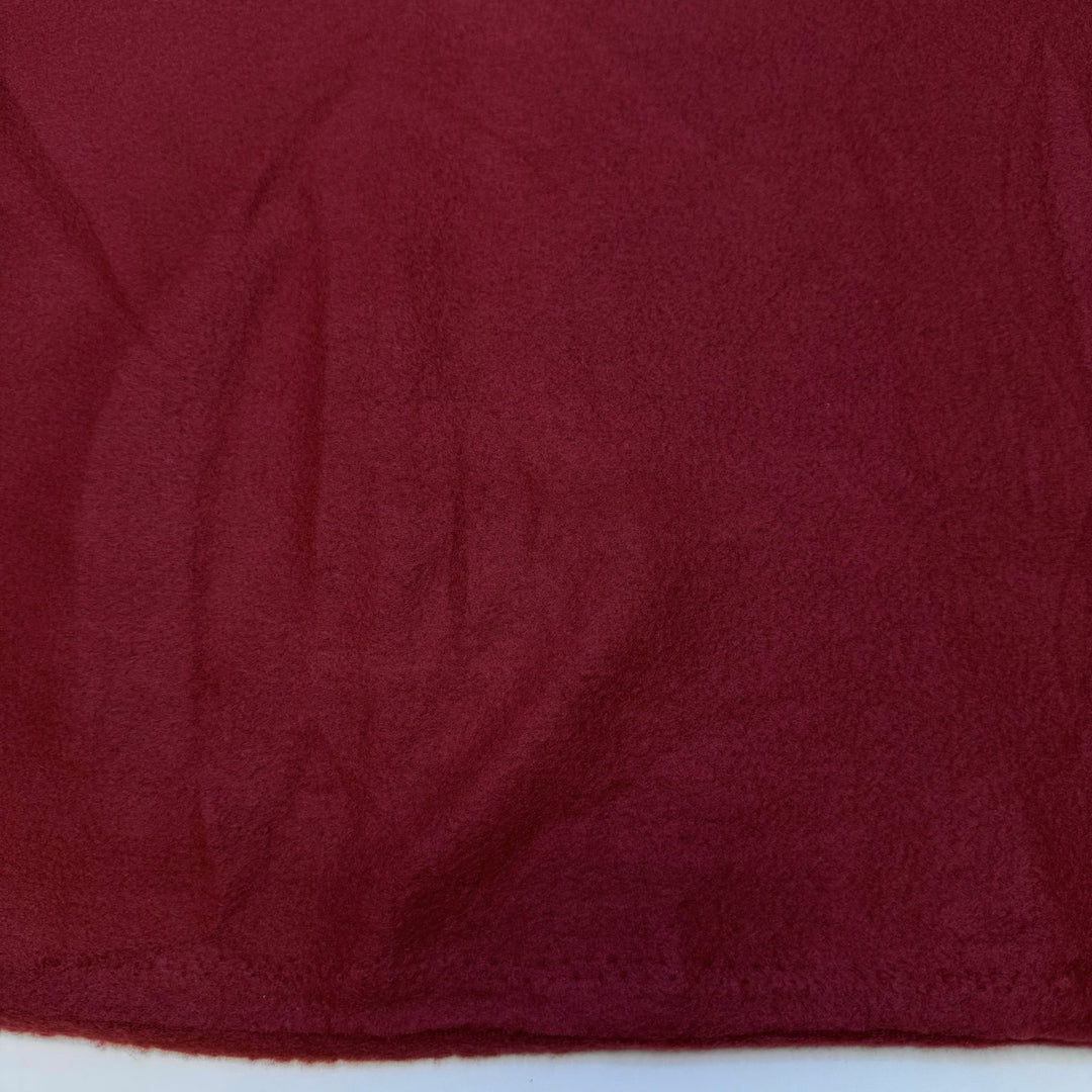 Dancing Everywhere I Go - Fleece Polyester Blend Knit - Burgundy - 2.4M Bundle - True Deadstock fabric Fabric by private - Sustainable Textile | FABCYCLE
