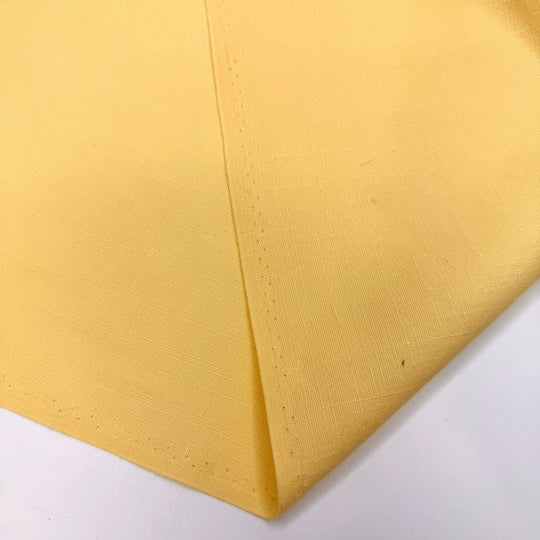 Dancing Under The Sun - Polyester Blend Woven - Light Yellow - 1.45M Bundle - True Deadstock fabric Fabric by private - Sustainable Textile | FABCYCLE
