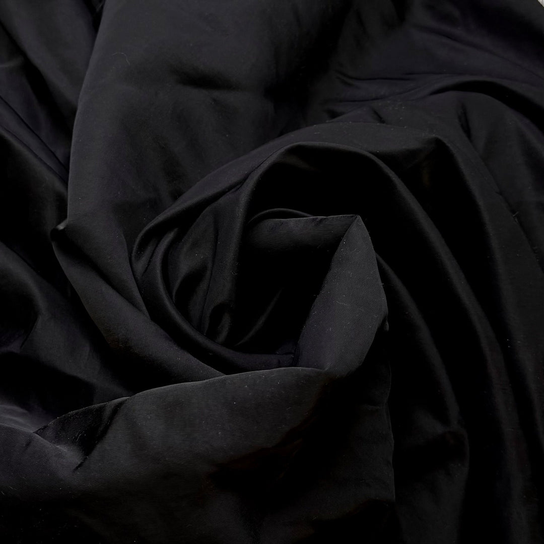Dark Chocolate Chip Cookies - Water Resistant Poly/Nylon Woven - Black - 2.3M Bundle - True Deadstock fabric Fabric by private - Sustainable Textile | FABCYCLE