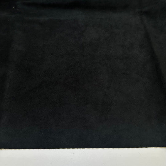 Dark Cowboy - Faux Ultra Suede Woven - Black - 1.3M Bundle - True Deadstock fabric Fabric by private - Sustainable Textile | FABCYCLE