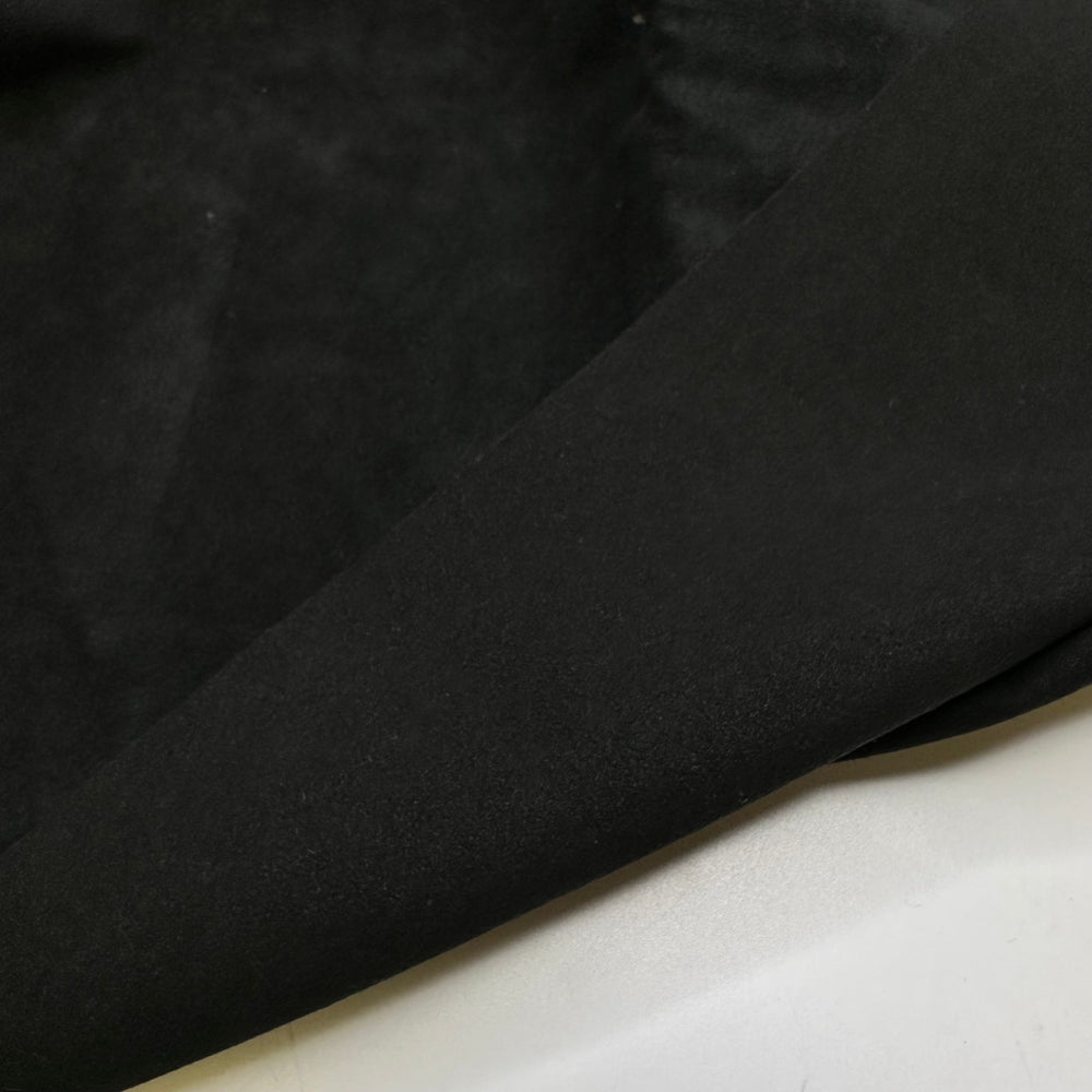 Dark Cowboy - Faux Ultra Suede Woven - Black - 1.3M Bundle - True Deadstock fabric Fabric by private - Sustainable Textile | FABCYCLE