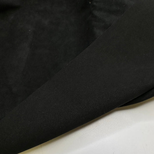 Dark Cowboy - Faux Ultra Suede Woven - Black - 1.3M Bundle - True Deadstock fabric Fabric by private - Sustainable Textile | FABCYCLE