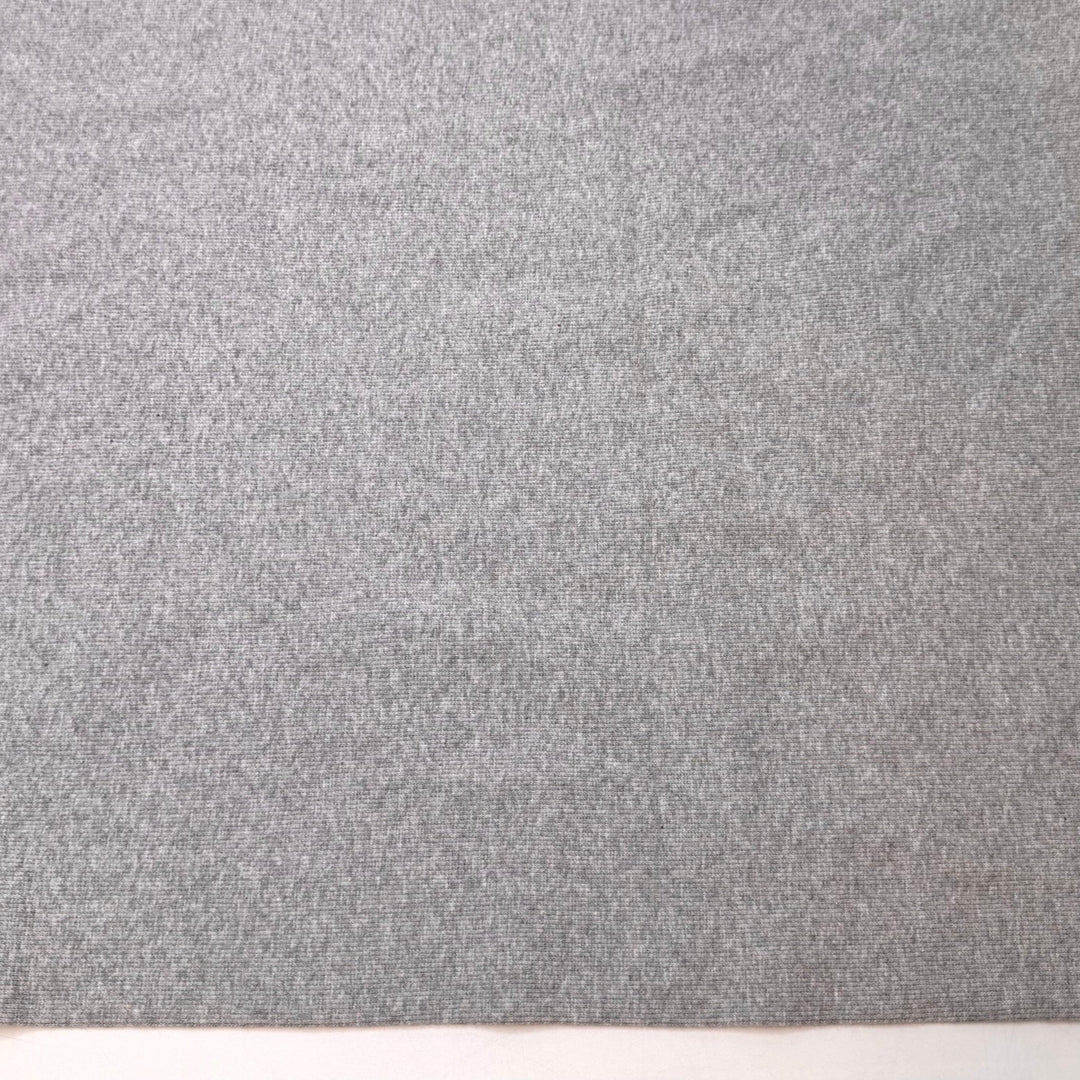 Deciduous - Tubular Rib Knit Cotton Blend Knit - Grey - 3M Bundle - True Deadstock fabric Fabric by private - Sustainable Textile | FABCYCLE