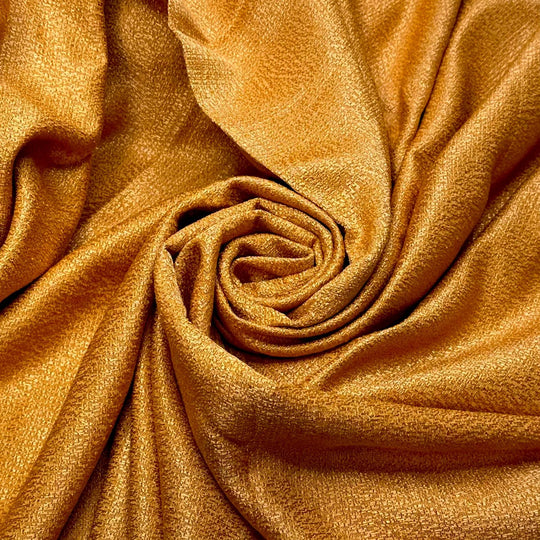 Decorating Contest - Synthetic Blend Woven - Gold - 3.35M Bundle - True Deadstock fabric Fabric by private - Sustainable Textile | FABCYCLE