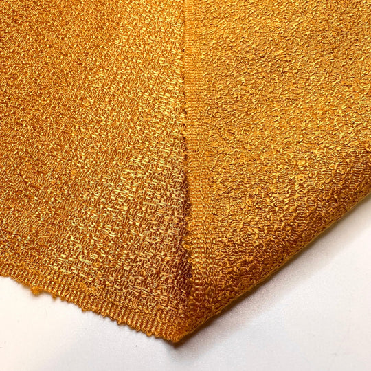 Decorating Contest - Synthetic Blend Woven - Gold - 3.35M Bundle - True Deadstock fabric Fabric by private - Sustainable Textile | FABCYCLE