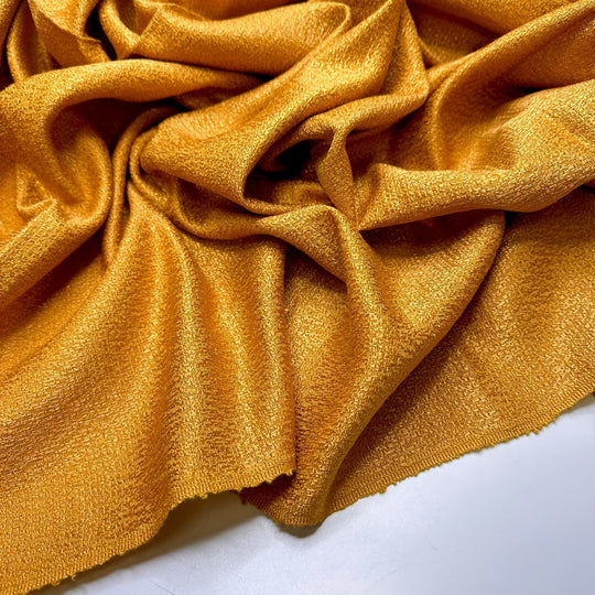 Decorating Contest - Synthetic Blend Woven - Gold - 3.35M Bundle - True Deadstock fabric Fabric by private - Sustainable Textile | FABCYCLE