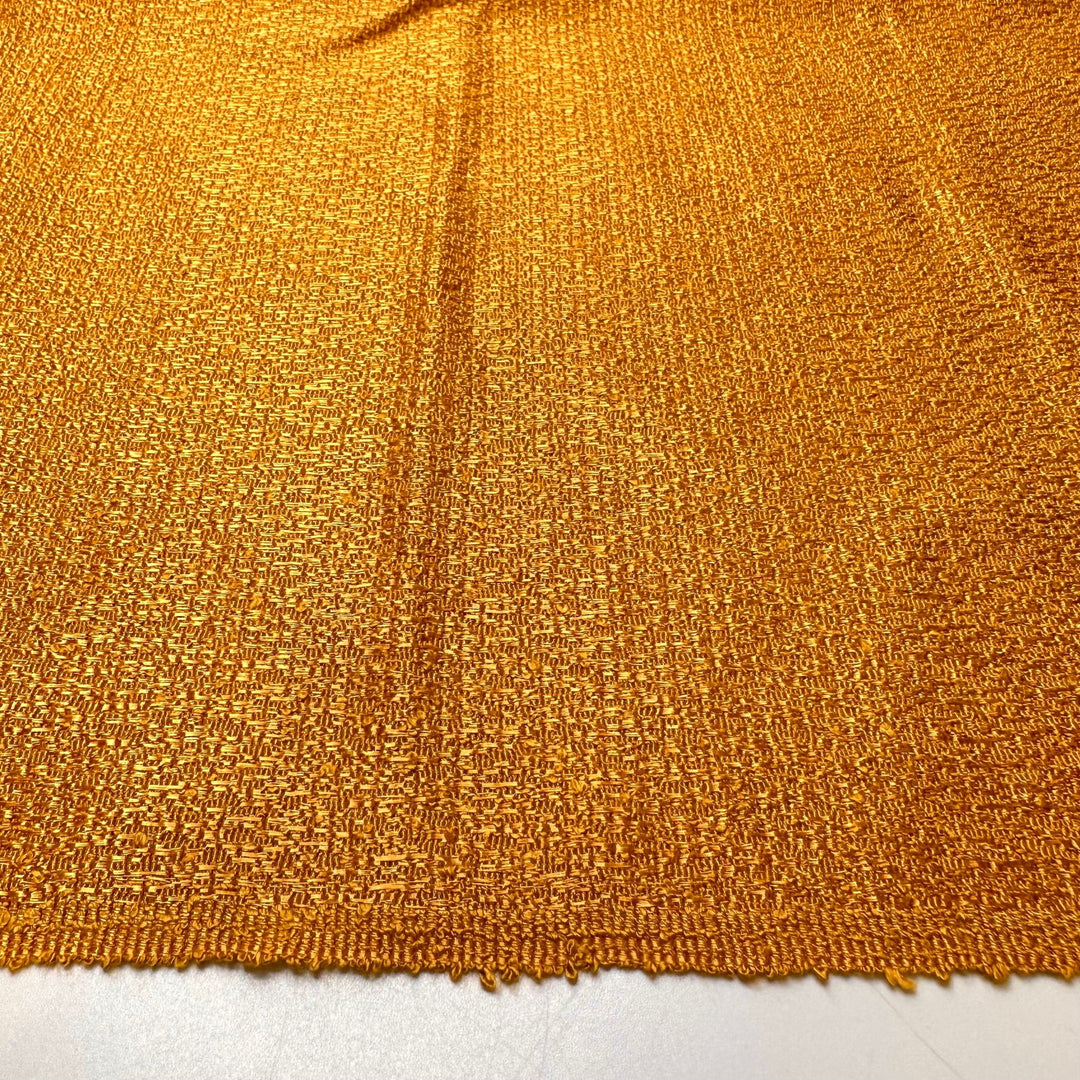 Decorating Contest - Synthetic Blend Woven - Gold - 3.35M Bundle - True Deadstock fabric Fabric by private - Sustainable Textile | FABCYCLE