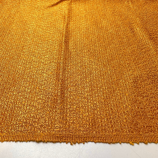 Decorating Contest - Synthetic Blend Woven - Gold - 3.35M Bundle - True Deadstock fabric Fabric by private - Sustainable Textile | FABCYCLE