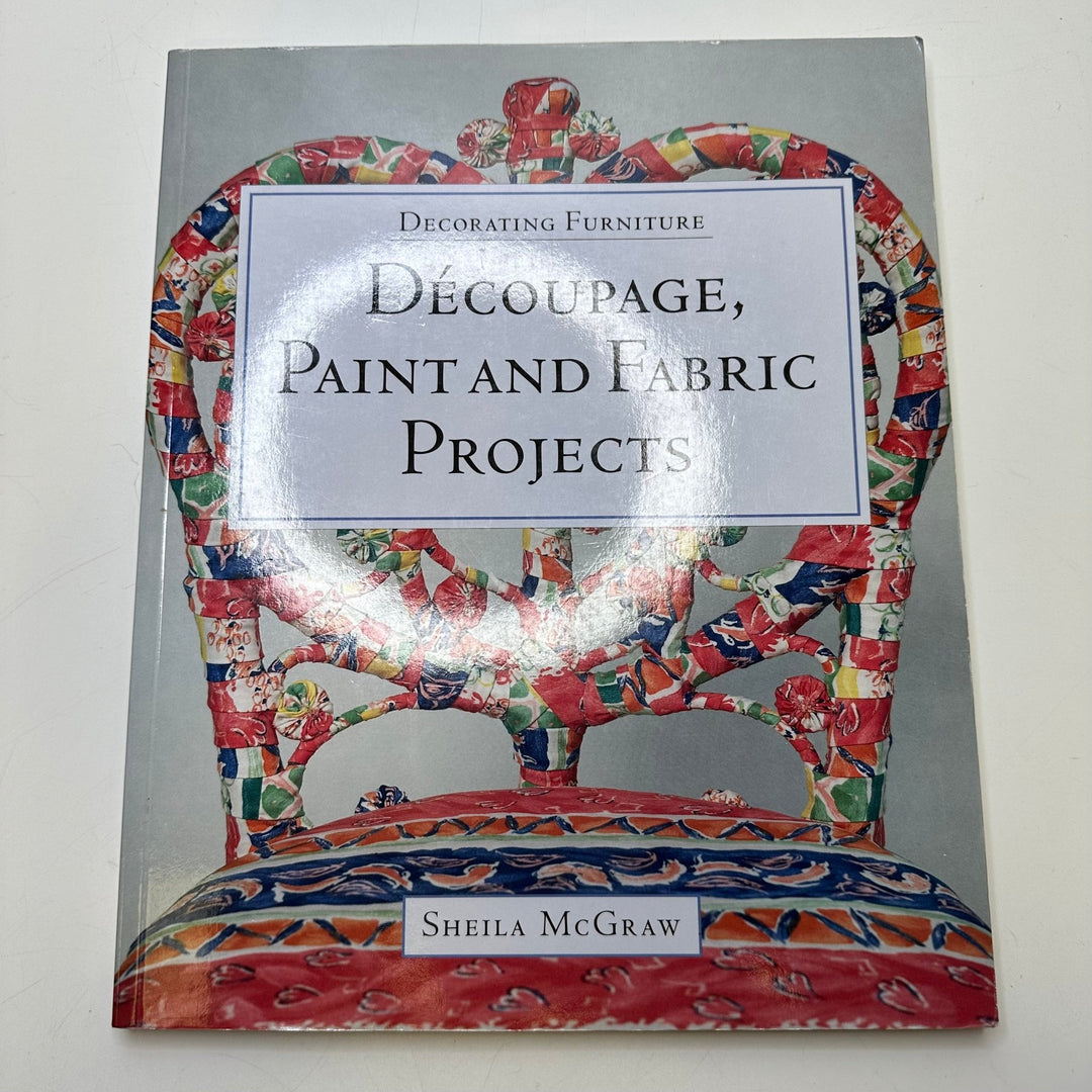 Decoupage, Paint &amp; Fabric Projects 2002 Books - Grey Multi - Individual - True Deadstock supplies Fabric by private - Sustainable Textile | FABCYCLE