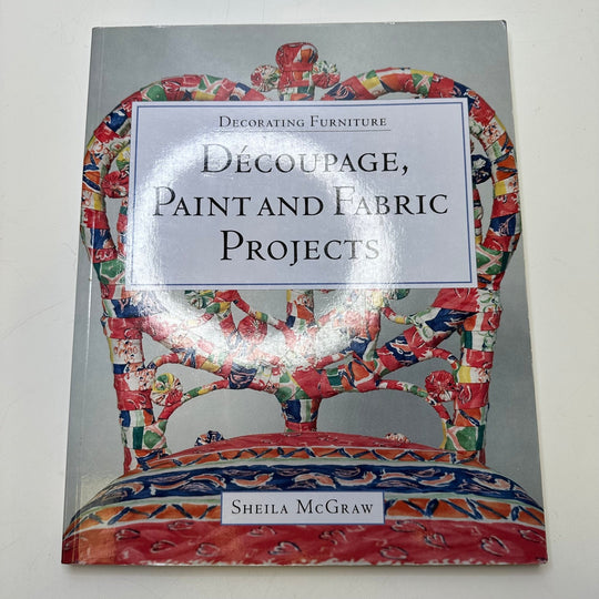 Decoupage, Paint &amp; Fabric Projects 2002 Books - Grey Multi - Individual - True Deadstock supplies Fabric by private - Sustainable Textile | FABCYCLE