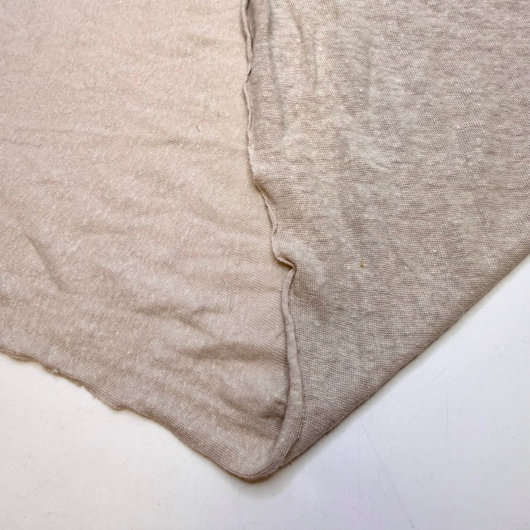 Dedicated Foraging Basket - Jersey Linen Knit - Light Grey/Beige - 1.9M Bundle - True Deadstock fabric Fabric by private - Sustainable Textile | FABCYCLE