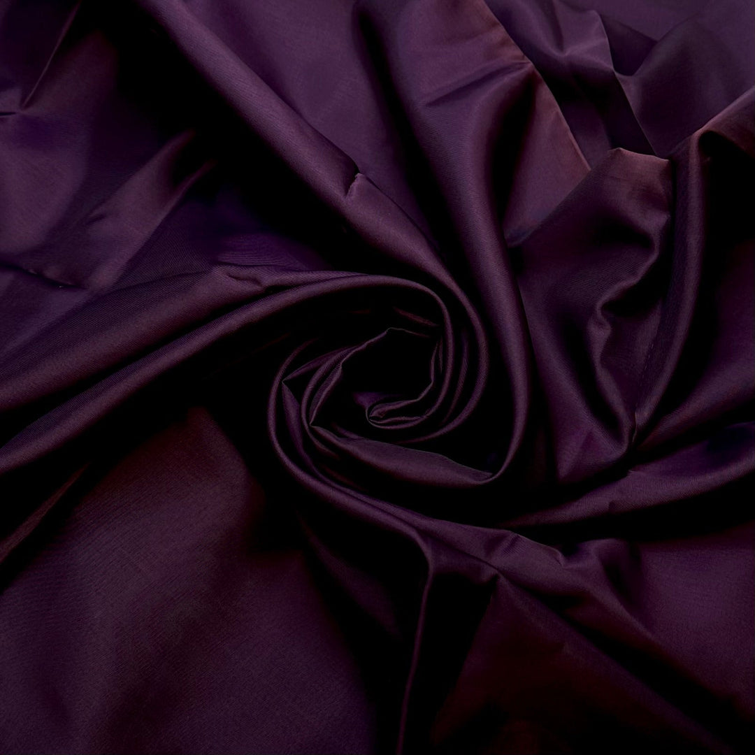 Deep Purple - Polyester Blend Woven - Dark Purple - Bundles - True Deadstock fabric Fabric by private - Sustainable Textile | FABCYCLE