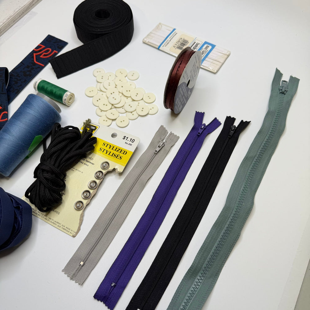 Deep Thought - Supplies Grab Bag - Multi - Pack - True Deadstock supplies Fabric by private - Sustainable Textile | FABCYCLE
