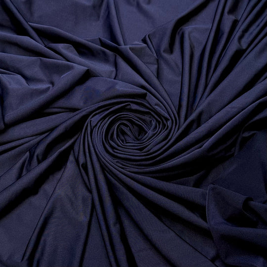 Deepen Your Horizons - Jersey Poly/Spandex Knit - Dark Navy - Bundles - True Deadstock fabric Fabric by private - Sustainable Textile | FABCYCLE