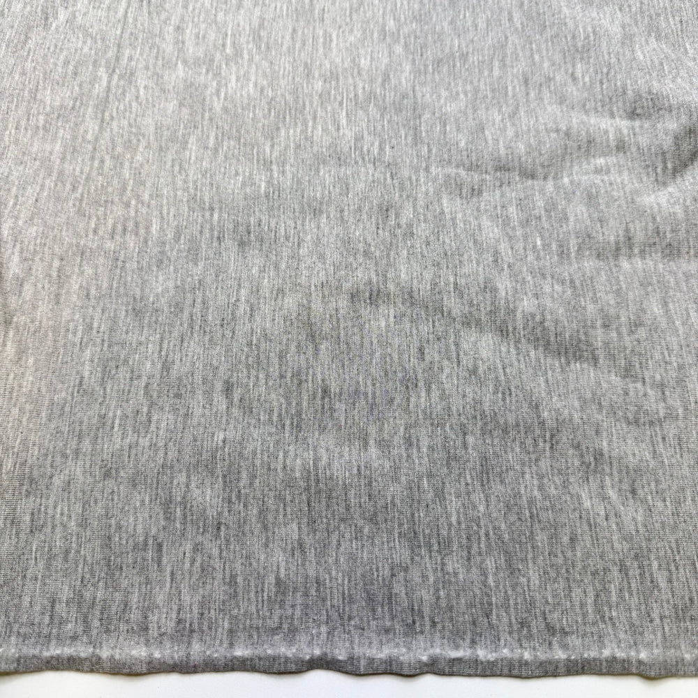 Deforestation Slowed Down - Jersey Fleece Bamboo Blend Knit - Light Grey - 1M Bundle - True Deadstock fabric Fabric by private - Sustainable Textile | FABCYCLE