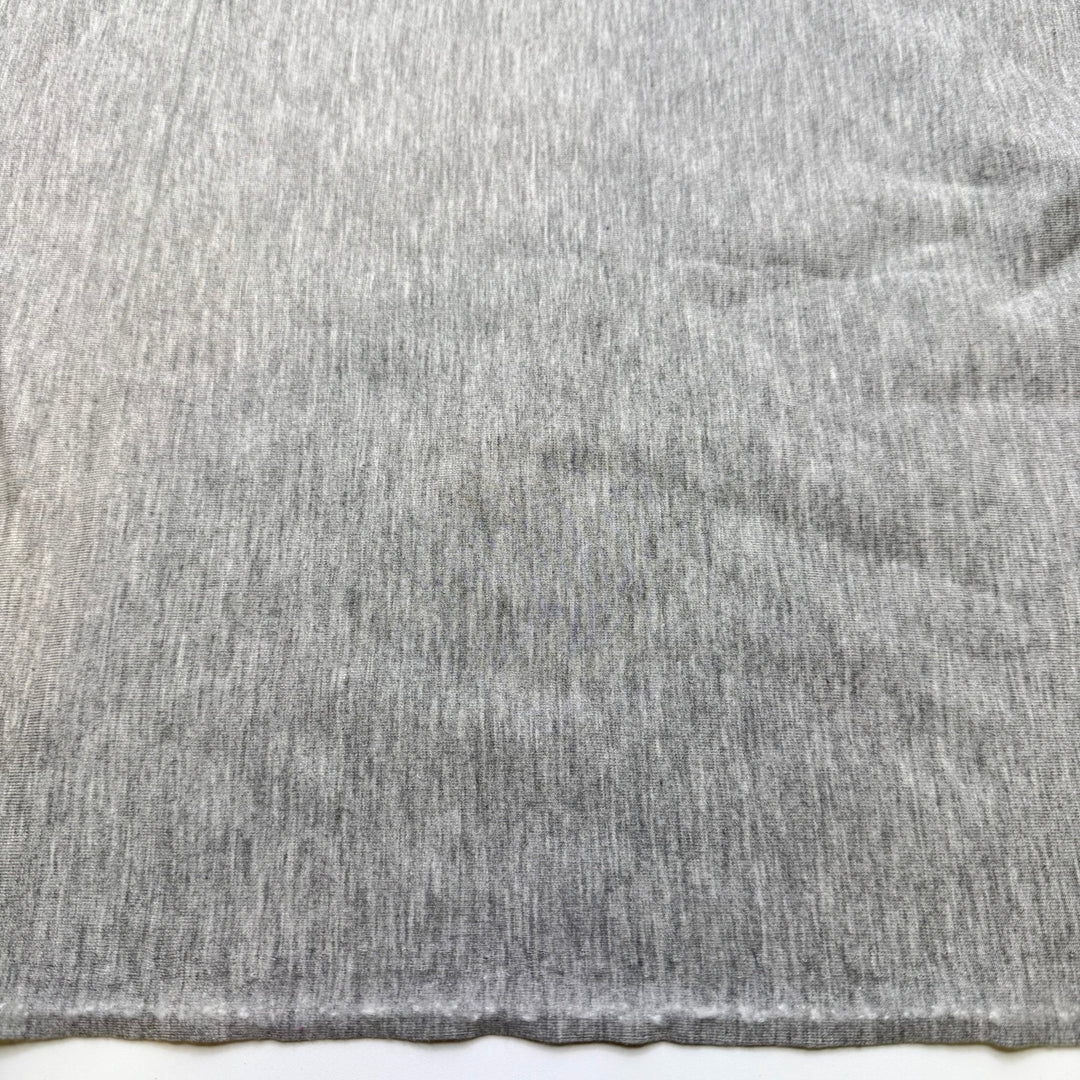 Deforestation Slowed Down - Jersey Fleece Bamboo Blend Knit - Light Grey - 1M Bundle - True Deadstock fabric Fabric by private - Sustainable Textile | FABCYCLE