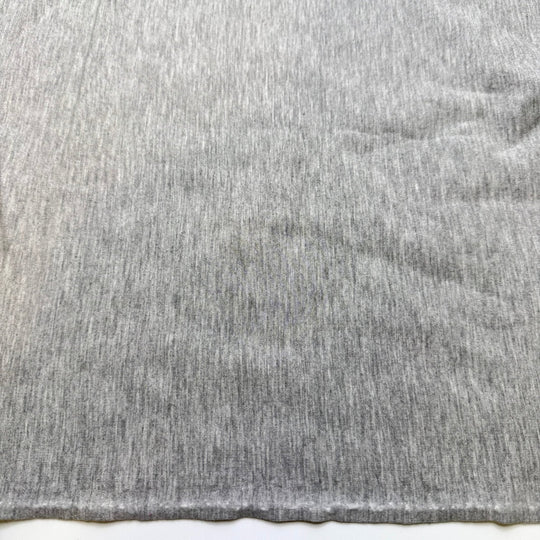 Deforestation Slowed Down - Jersey Fleece Bamboo Blend Knit - Light Grey - 1M Bundle - True Deadstock fabric Fabric by private - Sustainable Textile | FABCYCLE