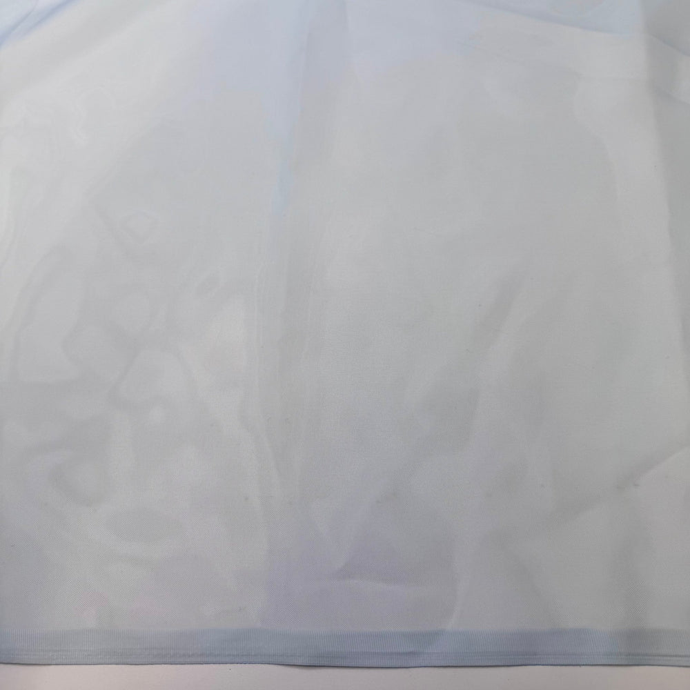 Defrost The Turkey - Polyester Blend Woven - Light Blue - Bundles - True Deadstock fabric Fabric by private - Sustainable Textile | FABCYCLE