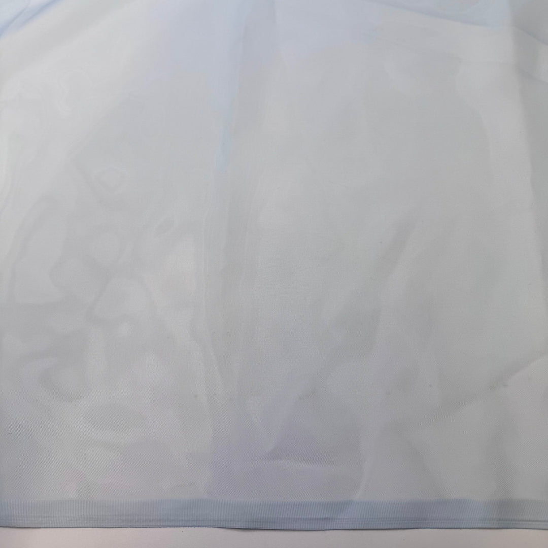 Defrost The Turkey - Polyester Blend Woven - Light Blue - Bundles - True Deadstock fabric Fabric by private - Sustainable Textile | FABCYCLE
