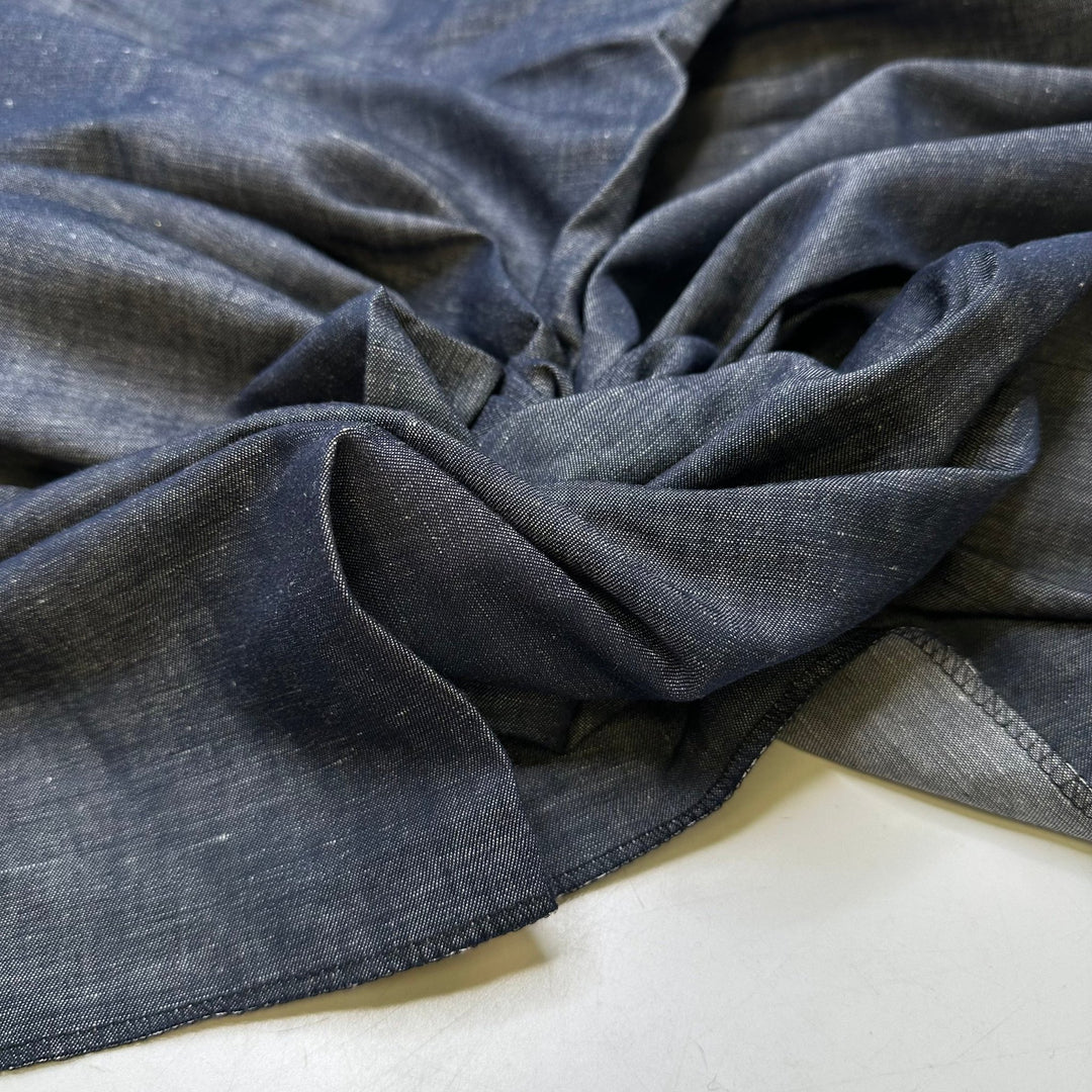 Denim Everything - Denim Cotton Woven - Navy - 1M Bundle - True Deadstock fabric Fabric by private - Sustainable Textile | FABCYCLE