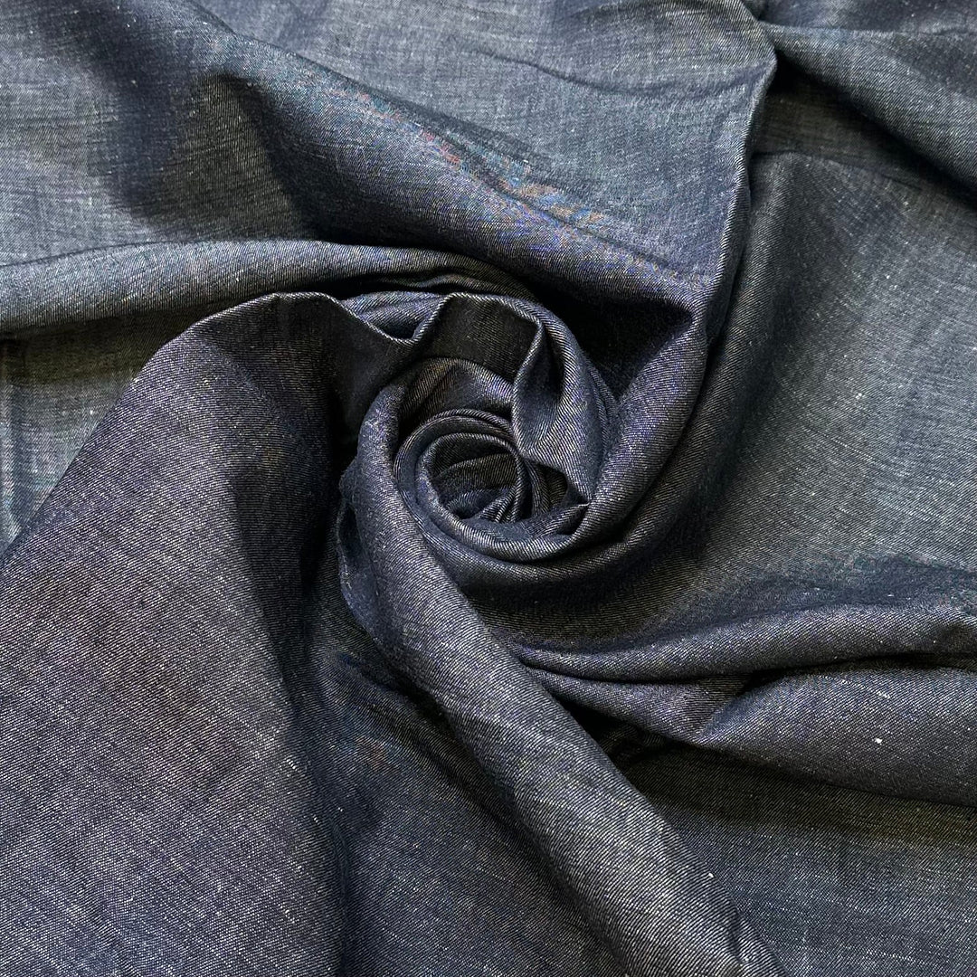 Denim Everything - Denim Cotton Woven - Navy - 1M Bundle - True Deadstock fabric Fabric by private - Sustainable Textile | FABCYCLE