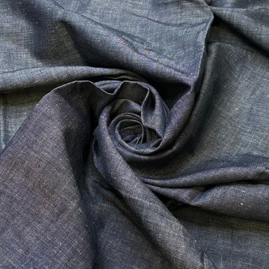 Denim Everything - Denim Cotton Woven - Navy - 1M Bundle - True Deadstock fabric Fabric by private - Sustainable Textile | FABCYCLE