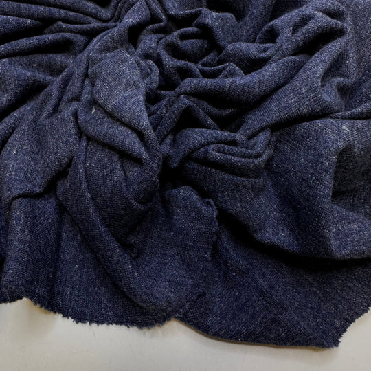 Dessert Table - Natural Blend Knit - Light Navy - 1.25M Bundle - True Deadstock fabric Fabric by private - Sustainable Textile | FABCYCLE