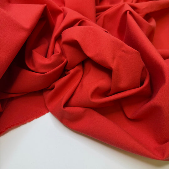 Destash Party - Canvas Polyester Blend Woven - Red - Bundles - True Deadstock fabric Fabric by private - Sustainable Textile | FABCYCLE