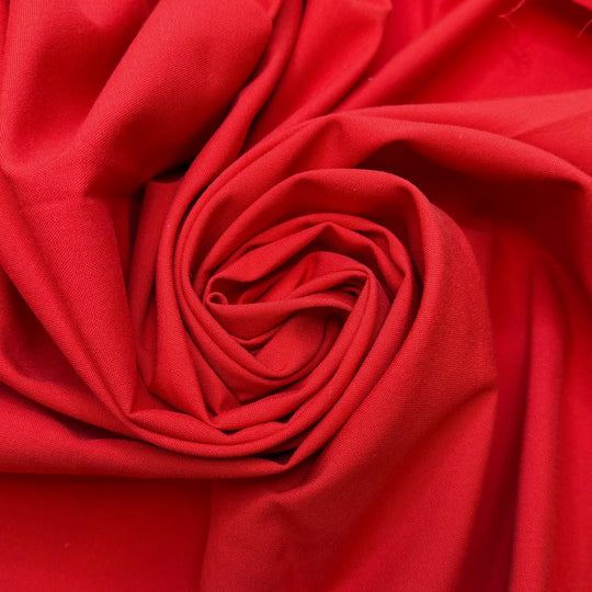 Destash Party - Canvas Polyester Blend Woven - Red - Bundles - True Deadstock fabric Fabric by private - Sustainable Textile | FABCYCLE