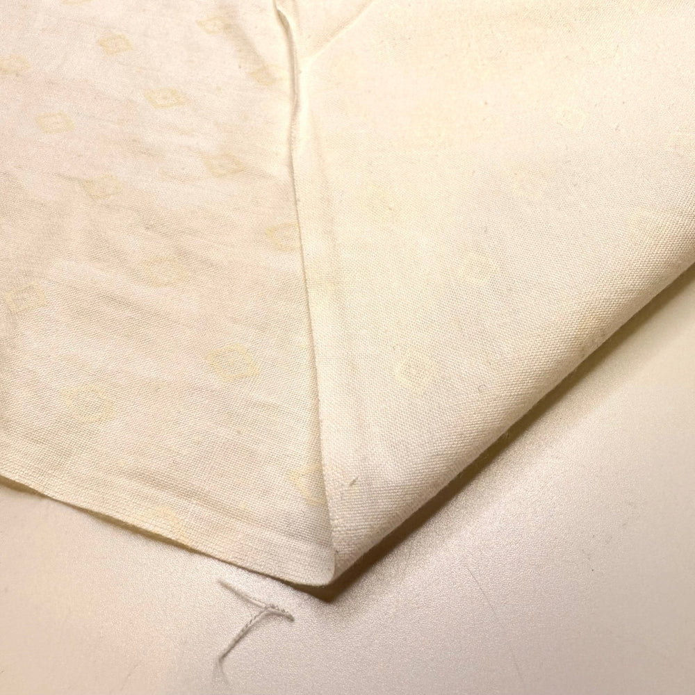 Diamonds In The Rough - Cotton Woven - Cream/White Geometric - 1.3M Bundle - True Deadstock fabric Fabric by private - Sustainable Textile | FABCYCLE