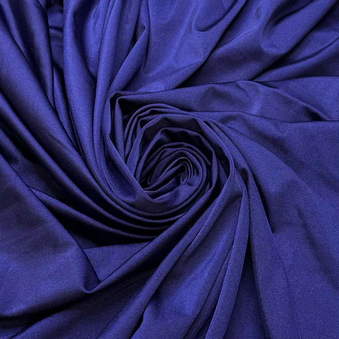 Diamonds Inside - Water Resistant Poly/Spandex Knit - Dark Blue - 2M Bundle - True Deadstock fabric Fabric by private - Sustainable Textile | FABCYCLE