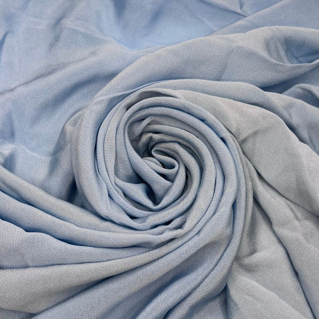 Dignified DJ - Polyester Blend Woven - Light Blue - 1.2M Bundle - True Deadstock fabric Fabric by private - Sustainable Textile | FABCYCLE