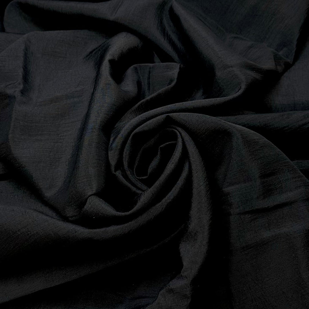Director - Poly/Nylon Woven - Black - 0.95M Bundle - True Deadstock fabric Fabric by private - Sustainable Textile | FABCYCLE