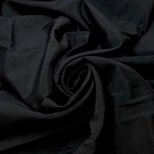 Director - Poly/Nylon Woven - Black - 0.95M Bundle - True Deadstock fabric Fabric by private - Sustainable Textile | FABCYCLE