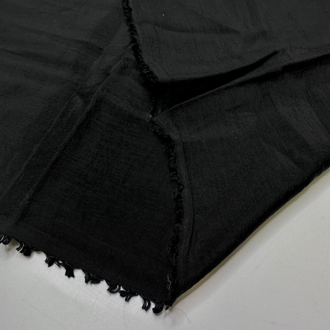 Director - Poly/Nylon Woven - Black - 0.95M Bundle - True Deadstock fabric Fabric by private - Sustainable Textile | FABCYCLE