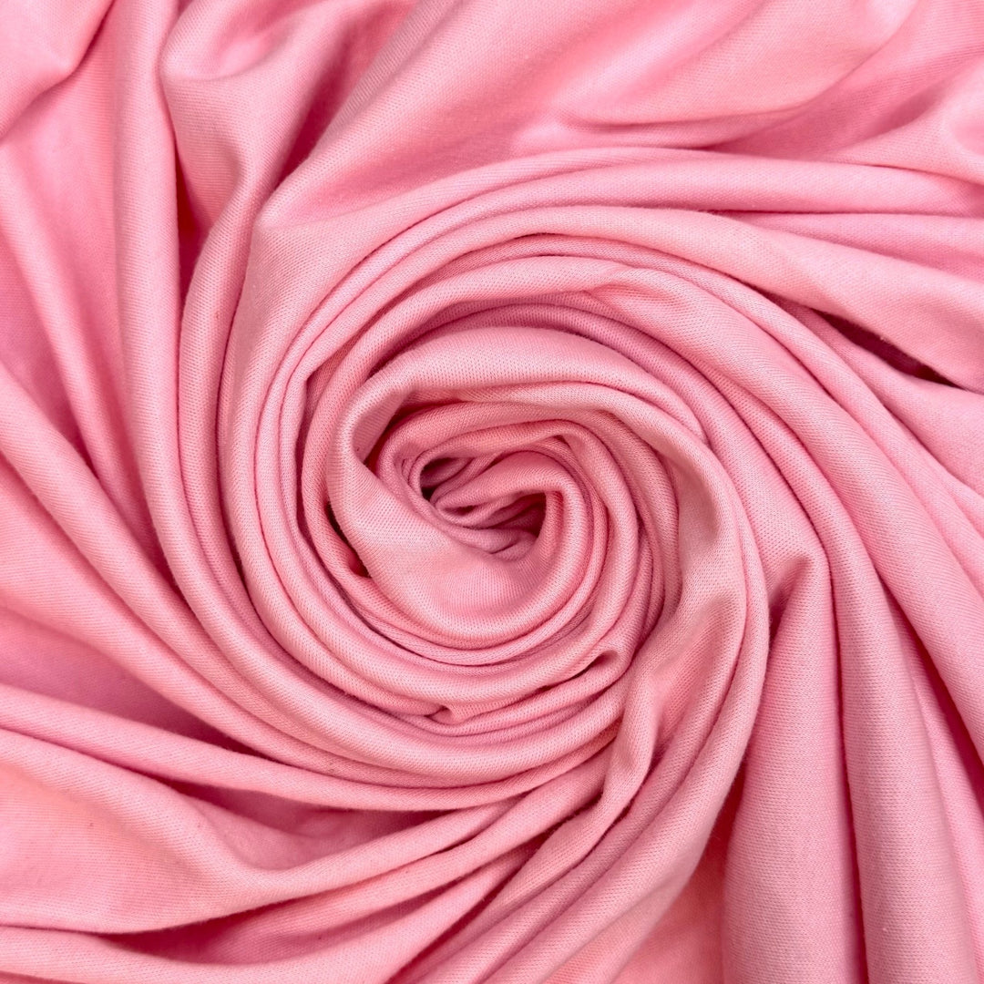 Disney Princess Lifestyle - Rib Knit Poly/Cotton Knit - Light Pink - 1.15M Bundle - True Deadstock fabric Fabric by private - Sustainable Textile | FABCYCLE