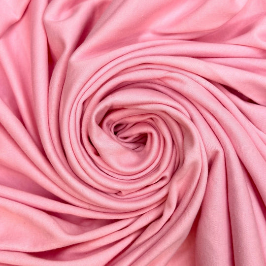 Disney Princess Lifestyle - Rib Knit Poly/Cotton Knit - Light Pink - 1.15M Bundle - True Deadstock fabric Fabric by private - Sustainable Textile | FABCYCLE