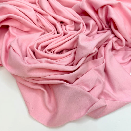 Disney Princess Lifestyle - Rib Knit Poly/Cotton Knit - Light Pink - 1.15M Bundle - True Deadstock fabric Fabric by private - Sustainable Textile | FABCYCLE