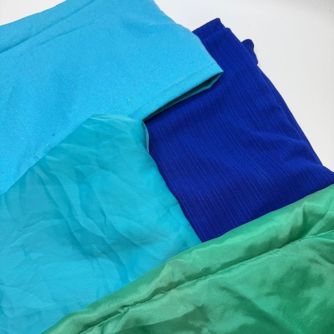 Diving In - Small Bundles - Fun 4 Pack - True Deadstock Fabric Fabric by FABCYCLE shop - Sustainable Textile | FABCYCLE
