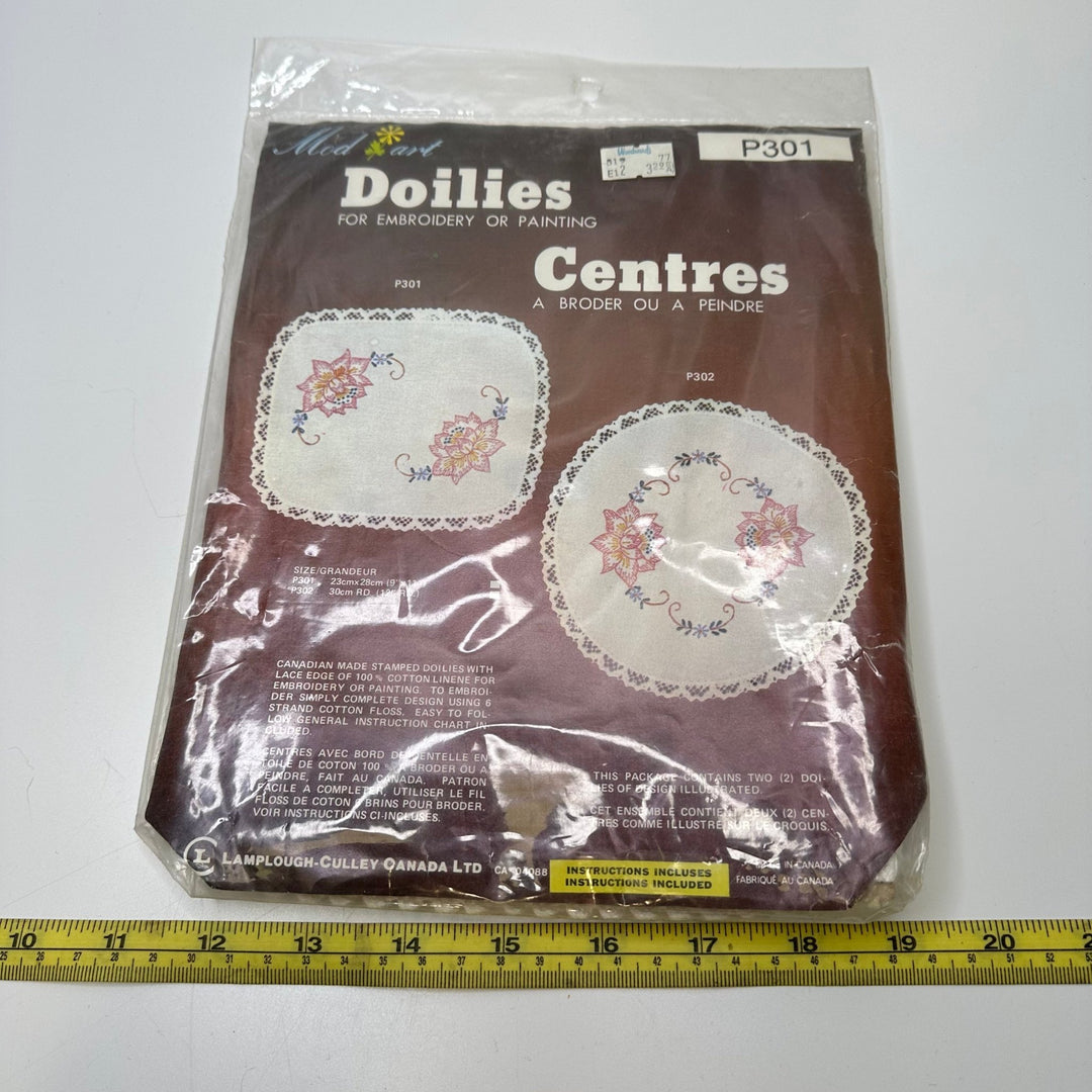 Doilies For Embroidery Or Painting Books - White Multi - Individual - True Deadstock supplies Fabric by private - Sustainable Textile | FABCYCLE