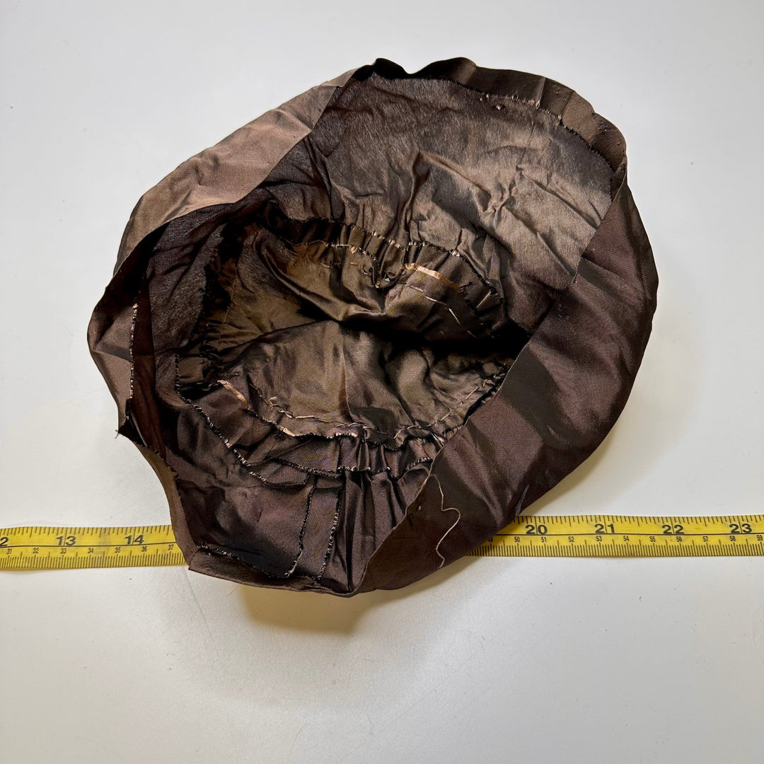 Doll Hat Accessories - Dark Brown - Individual - True Deadstock supplies Fabric by private - Sustainable Textile | FABCYCLE