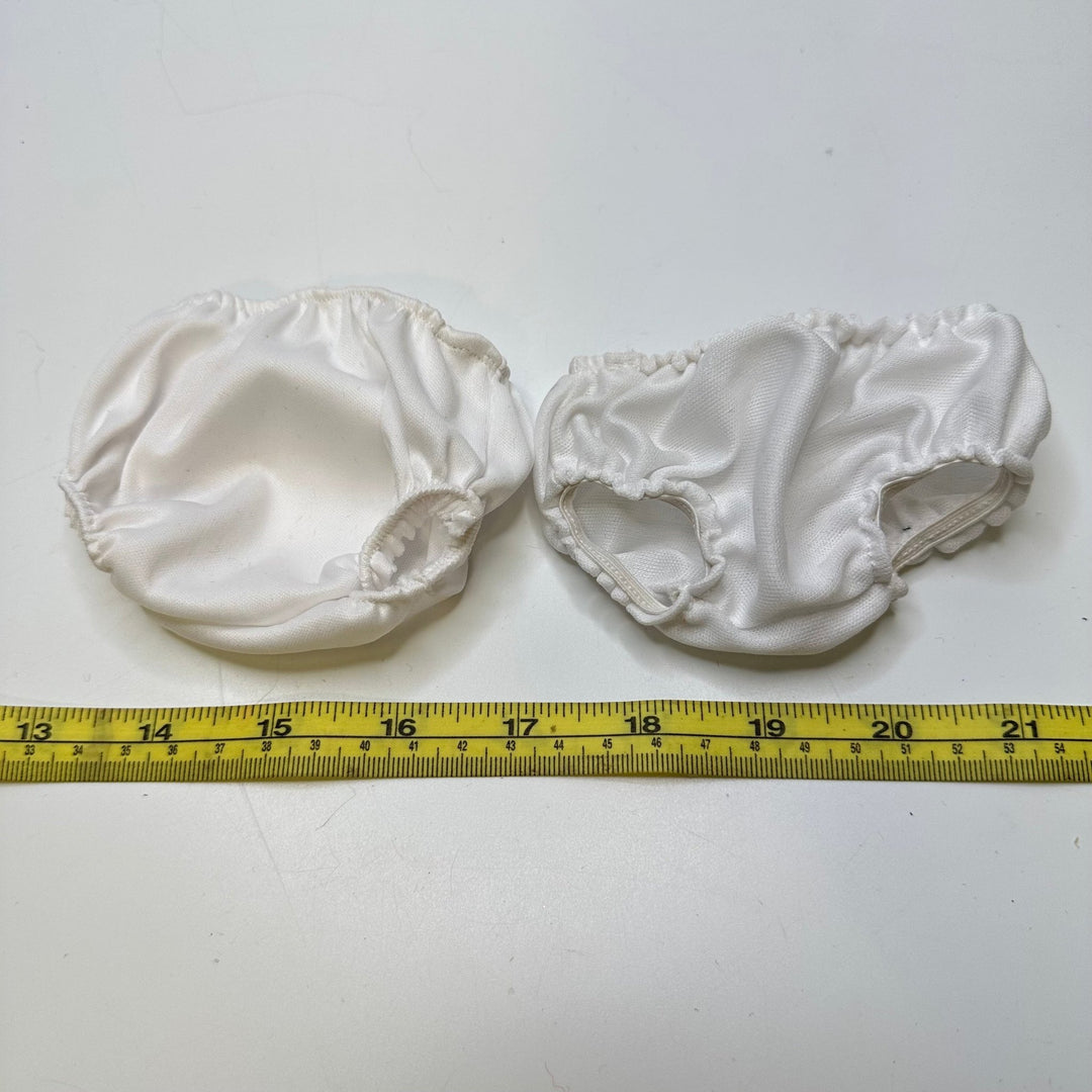 Doll Underwear Accessories - White - 2 Pack - True Deadstock supplies Fabric by private - Sustainable Textile | FABCYCLE