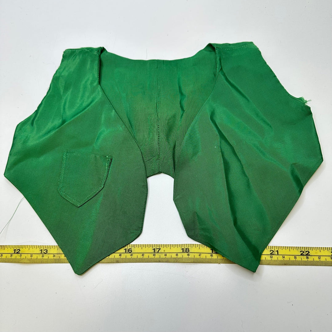 Doll Vest Accessories - Green - Individual - True Deadstock supplies Fabric by private - Sustainable Textile | FABCYCLE