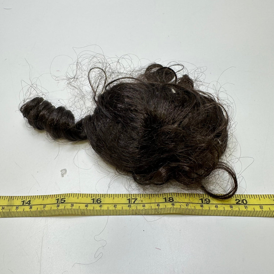 Doll Wig Accessories - Dark Brown - Individual - True Deadstock supplies Fabric by private - Sustainable Textile | FABCYCLE
