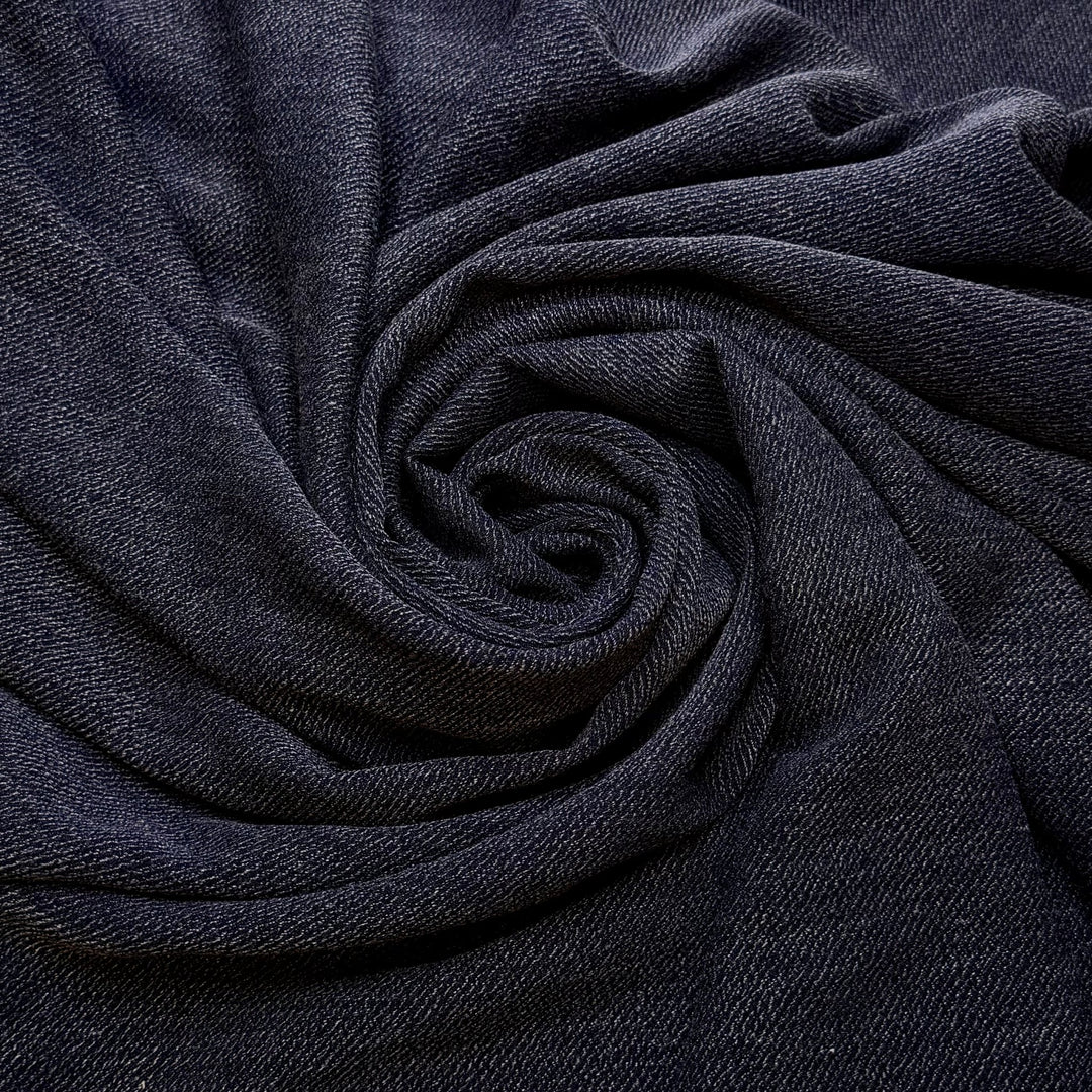 Donating My Stash - Polyester Blend Woven - Navy - 2.7M Bundle - True Deadstock fabric Fabric by private - Sustainable Textile | FABCYCLE